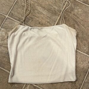 White tank top, medium.